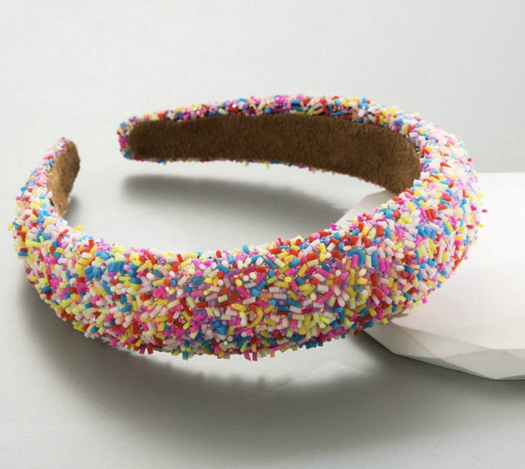 Padded "Sprinkles" Headband